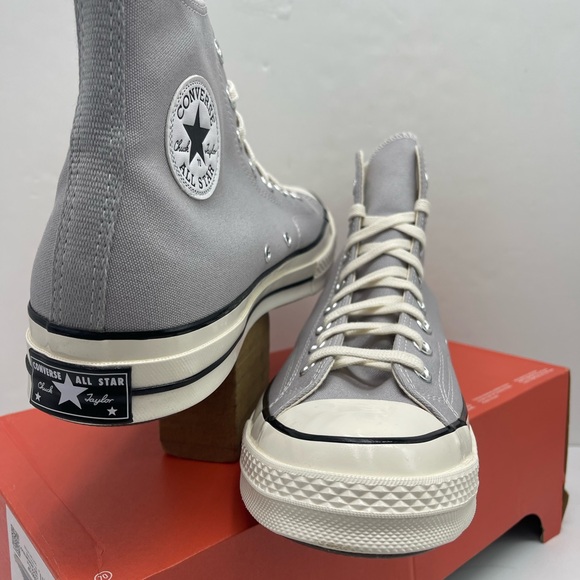 Converse Men’s A08615F CHUCK 70 HI
GREY AREA/EGRET Classic High-Tops Sneakers - Picture 8 of 16